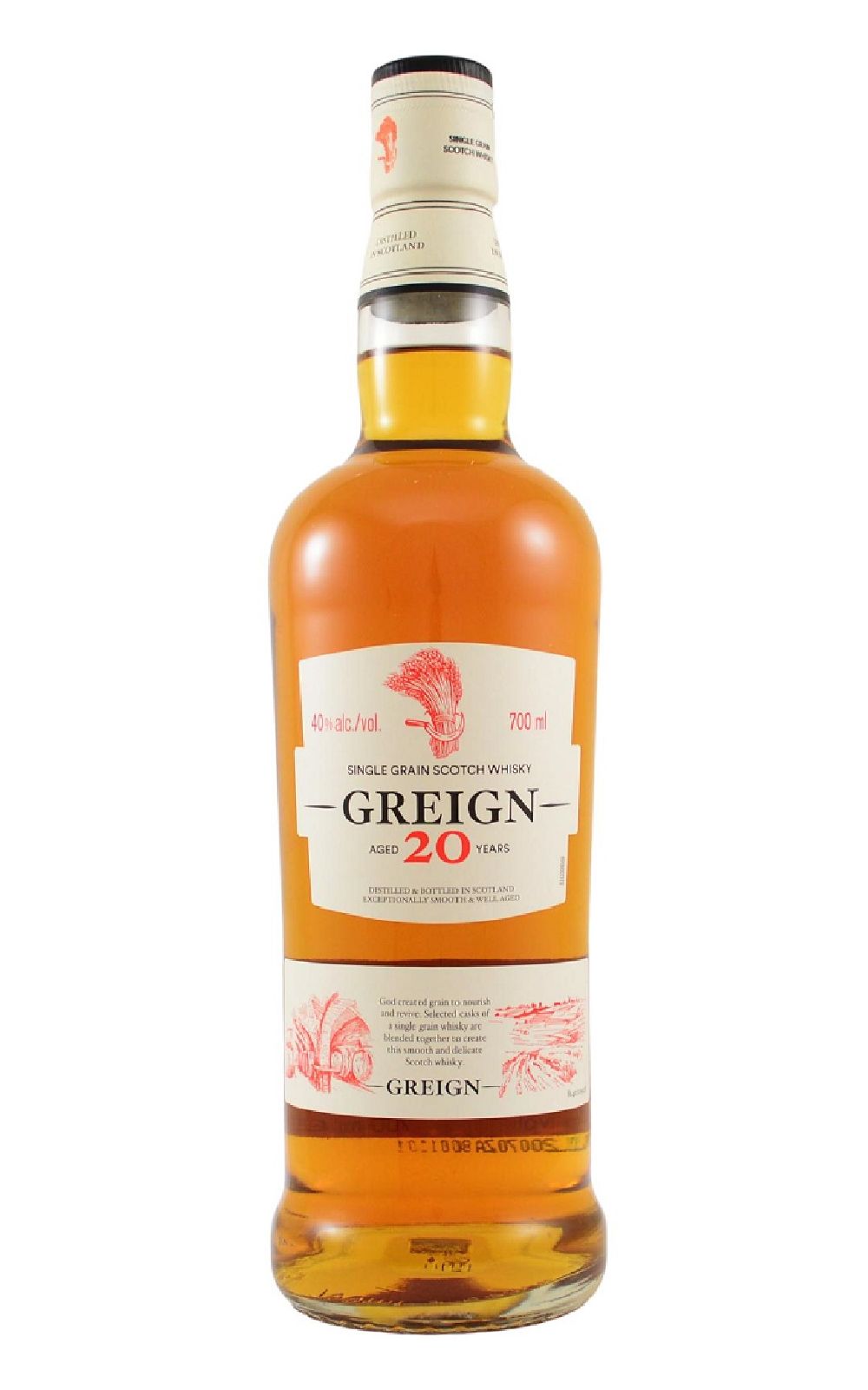 Greign Aged 20 Years Single Grain Scotch Whisky 大豐收 20年 單一穀物蘇格蘭威士忌