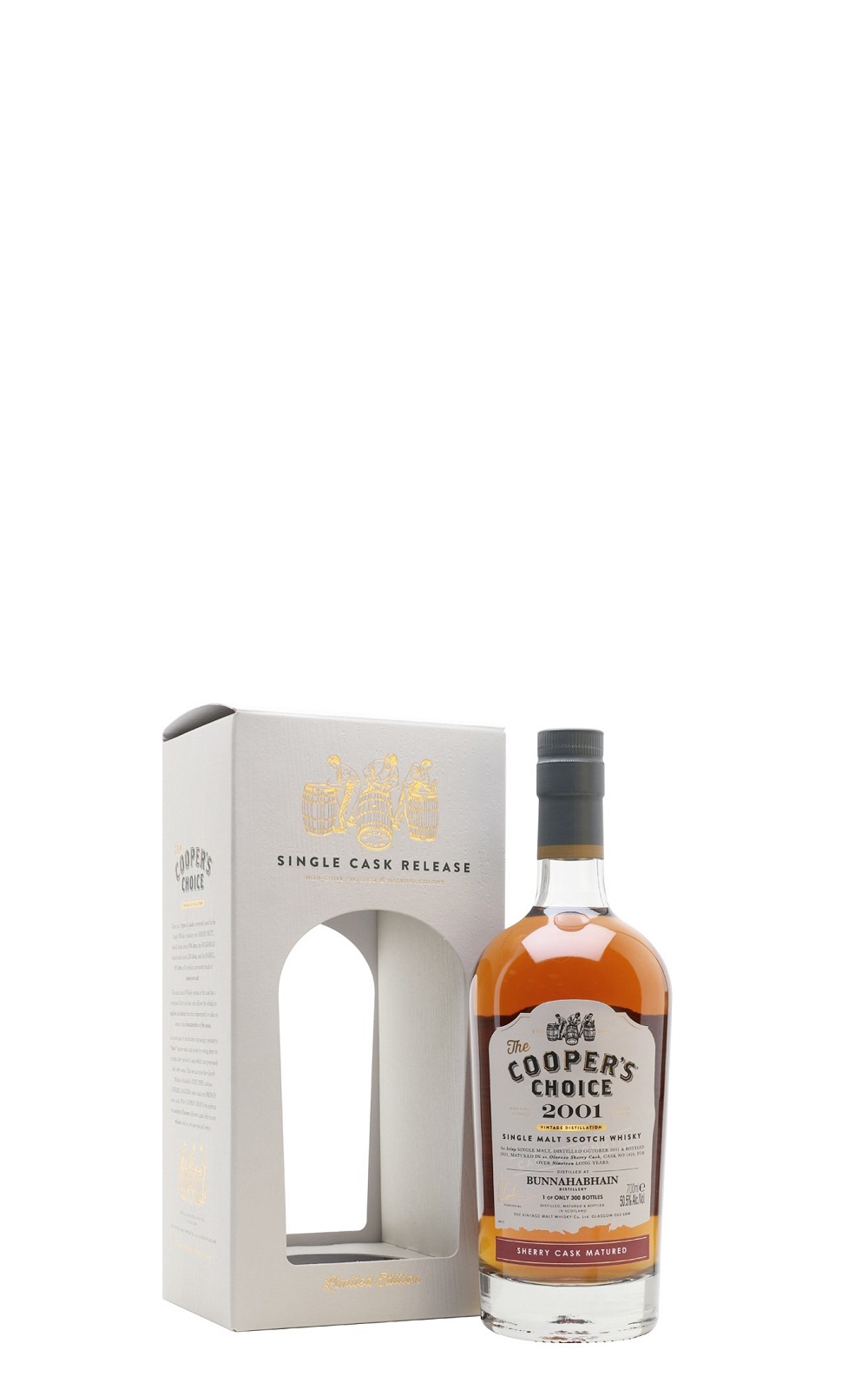 The Cooper s Choice Bunnahabhain 2001 Oloroso Cask Single Malt Scotch Whisky 酷選大師 布納哈本 2001 單一桶蘇格蘭威士忌