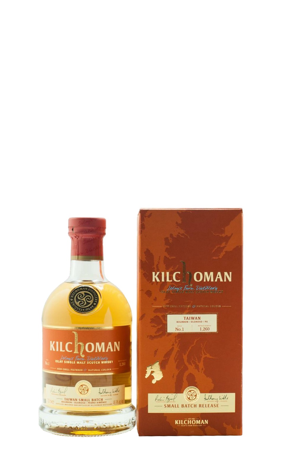 Kilchoman Distillery Small Batch Release Taiwan Small Batch 1 Islay Single Malt Scotch Whisky 齊侯門蒸餾廠 小批次系列 台灣限定第1版 艾雷島單一麥芽蘇格蘭威士忌