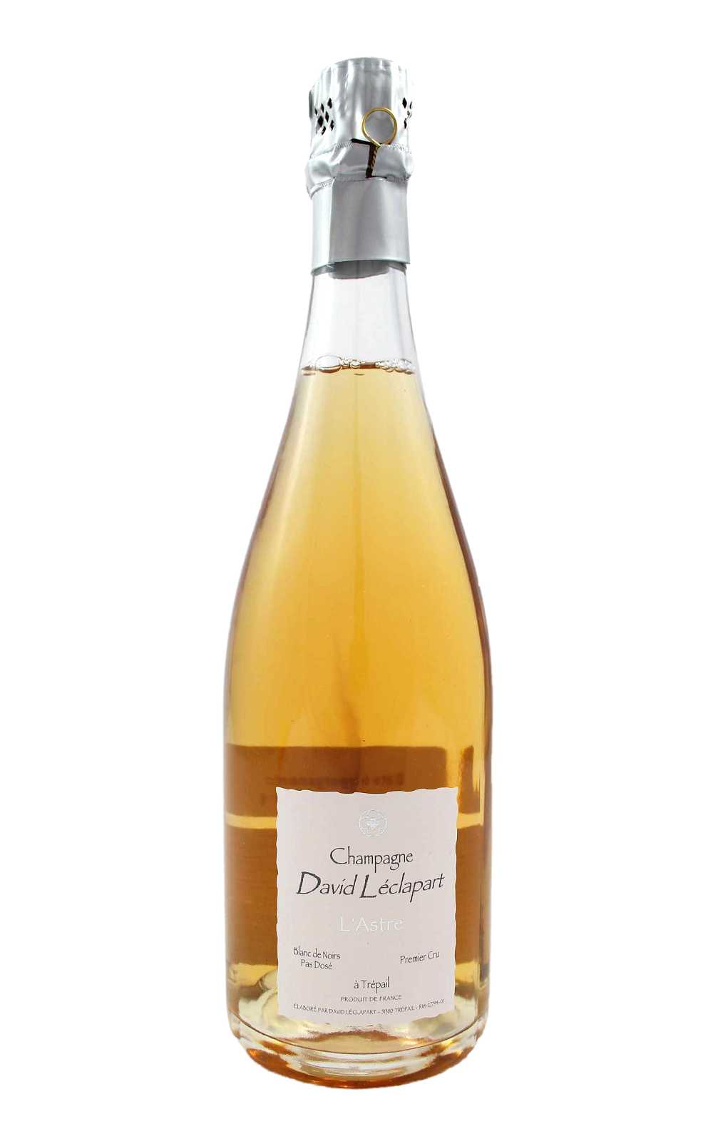 Champagne David Leclapart Cuvee l Astre NV 大衛 雷克勒帕香檳 星辰 黑中白 無年份不甜香檳