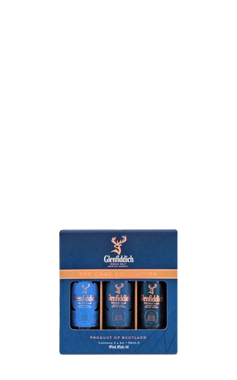Glenfiddich The Cask Collection Mini Set 50ml 3 格蘭菲迪蒸餾廠 木桶珍藏系列 小酒組 50ml 3