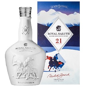 Chivas Regal-'"Royal Salute" 21 Years Old Blended Grain Scotch Whisky (Snow Polo Edition)