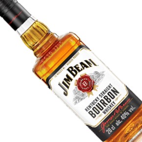 Jim Beam-Kentucky Straight Bourbon Whiskey (White Label)