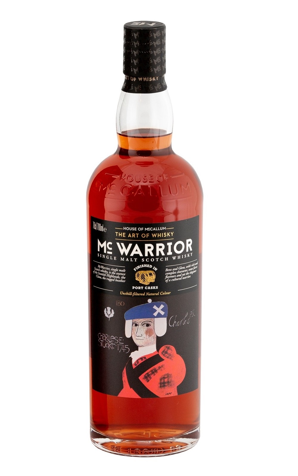 House of McCallum The Art of Whisky Mc WARRIOR Single Malt Scotch Whisky 麥卡勒姆 藝術家系列 Mc WARRIOR 單一麥芽蘇格蘭威士忌