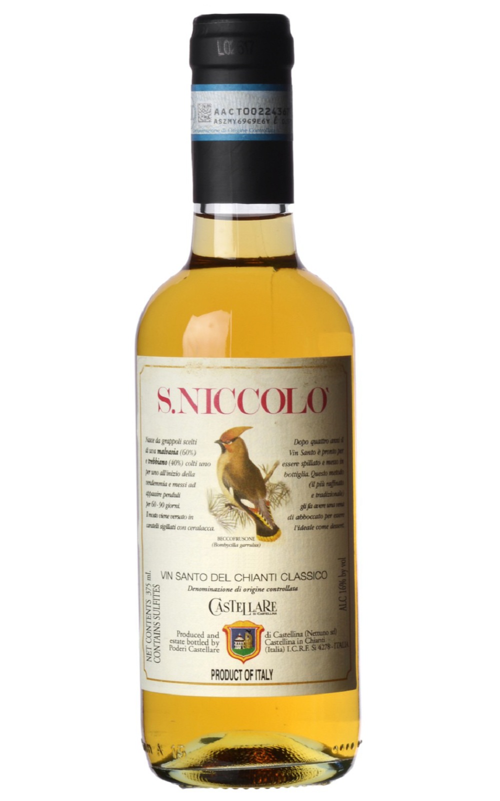 Castellare di Castellina Vin Santo di San Niccolò Toscana IGT 2011 卡斯泰利酒莊 古典奇揚地單一園聖酒