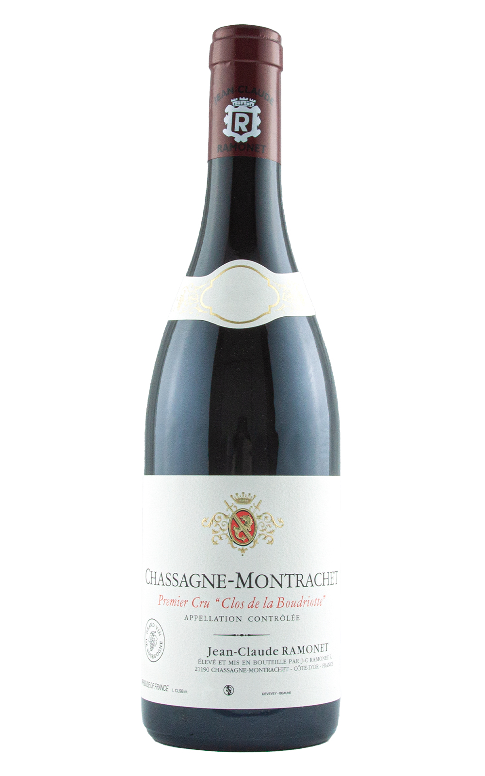 Domaine Ramonet ChaSSagne Montrachet 1er Cru Clos de la Boudriotte Rouge 2020 哈蒙內酒莊 夏山蒙哈榭 布特伊侯園 一級園紅酒