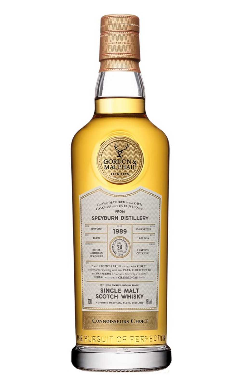 Gordon MacPhail Connoisseurs Choice Speyburn 1989 Single Malt Scotch Whisky 高登麥克菲爾 品味家精選 詩貝犇1989 單一麥芽蘇格蘭威士忌