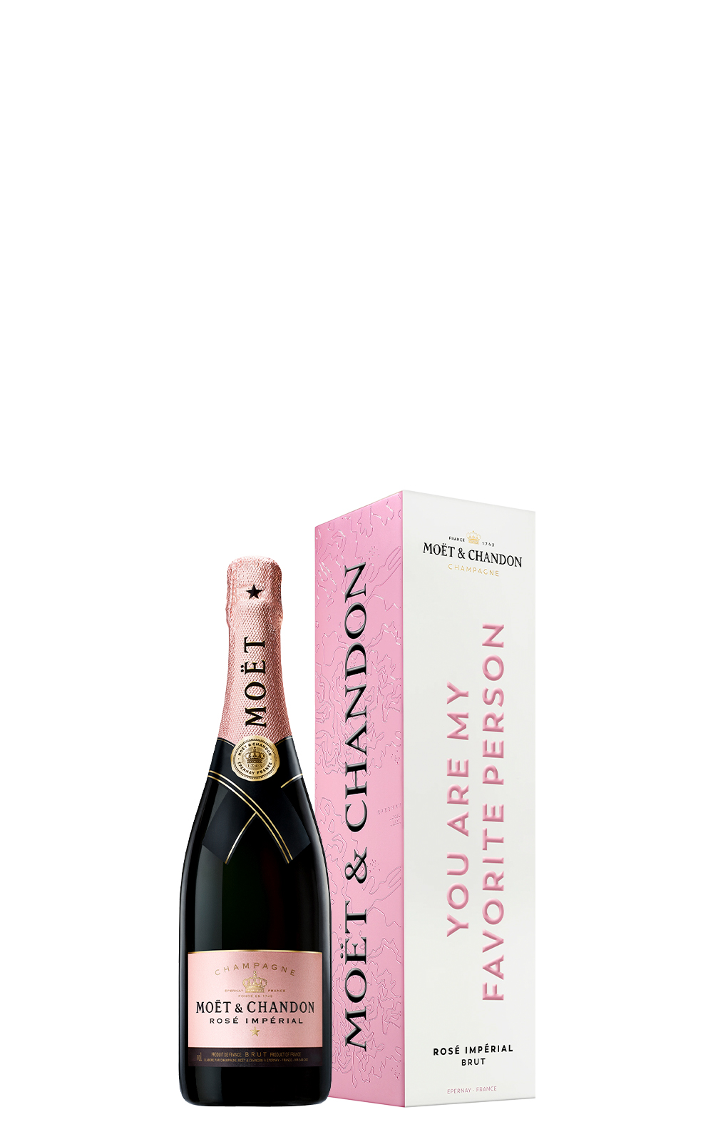 Moet Chandon Imperial Rose Brut 2022 You Are My Favorite Person Special Gift Box NV 酩悅香檳 2022限量禮盒版 你是我的最愛 不甜粉紅香檳
