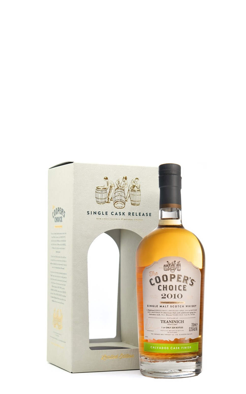The Cooper s Choice Teaninich 2010 11 Years 707328 Calvados Cask Finish Single Malt Scotch Whisky 酷選大師 帝尼尼 2010 11年 蘋果白蘭地桶 單一麥芽蘇格蘭威士忌