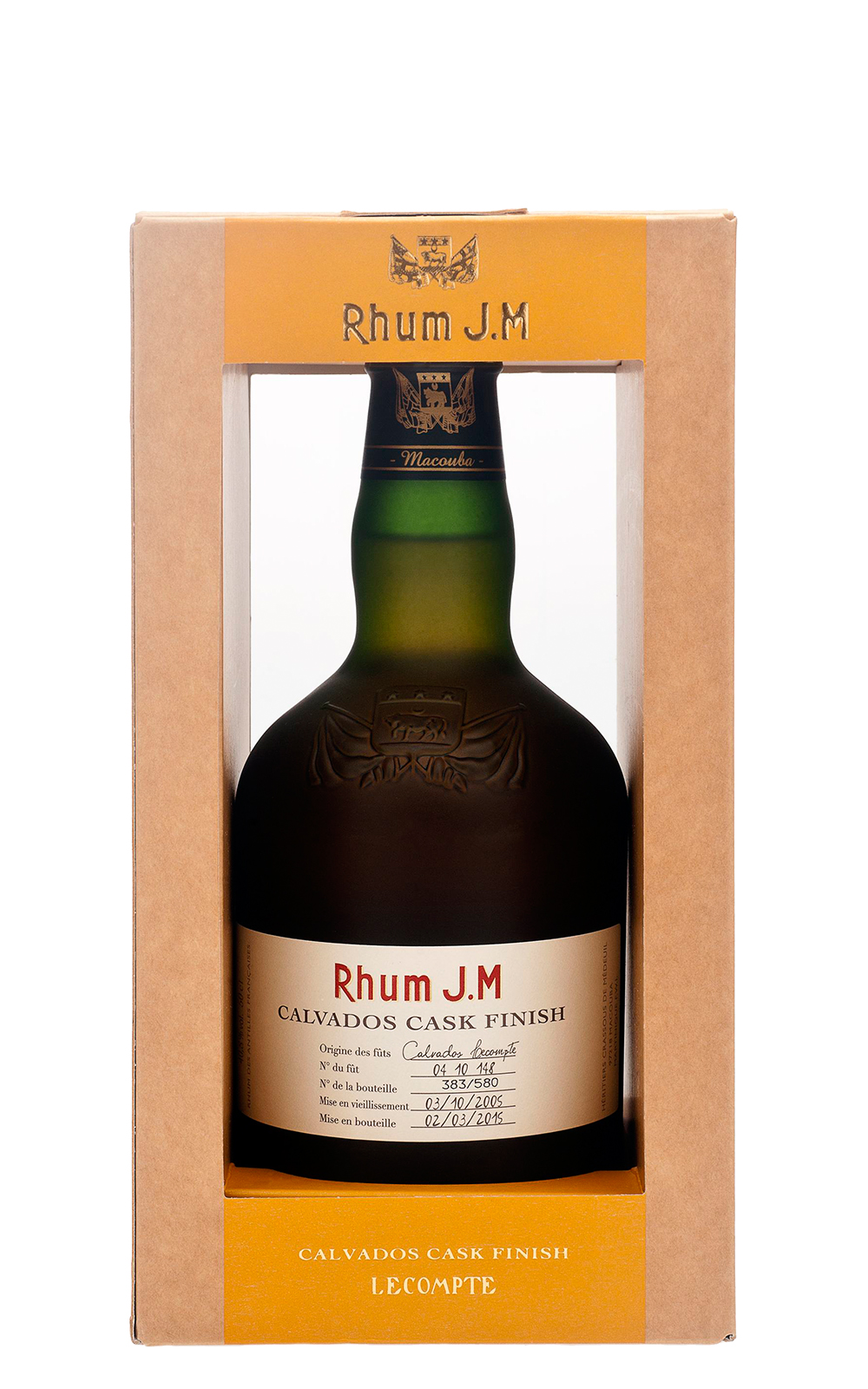 Rhum J M Calvados Cask Finish Rum J M 蘭姆酒 蘋果白蘭地桶熟成蘭姆酒