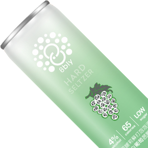 8bly-"White Grape" Hard Seltzer