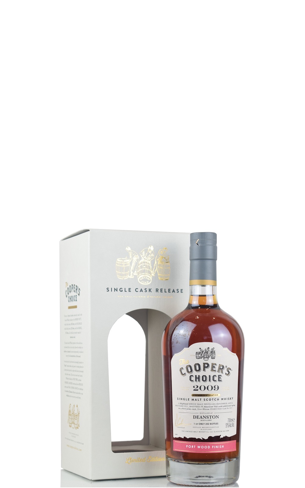 The Cooper s Choice Deanston 2009 Port Wood Finish 5211 Single Malt Scotch Whisky 酷選大師 汀士頓 2009 波特桶 5211 單一麥芽蘇格蘭威士忌