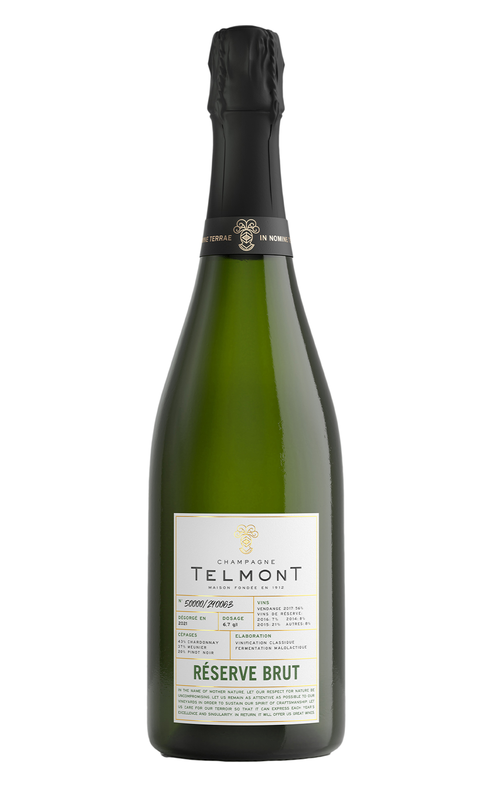 Champagne Telmont Reserve Brut NV 天夢香檳 無年份不甜香檳