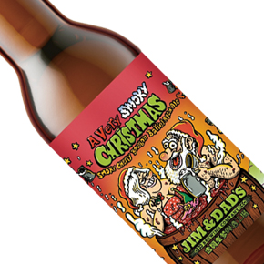 J&D Brewing Company-"A Very Smoky Christmas" Smoky Cherry Bourbon Barrel-Aged Ale