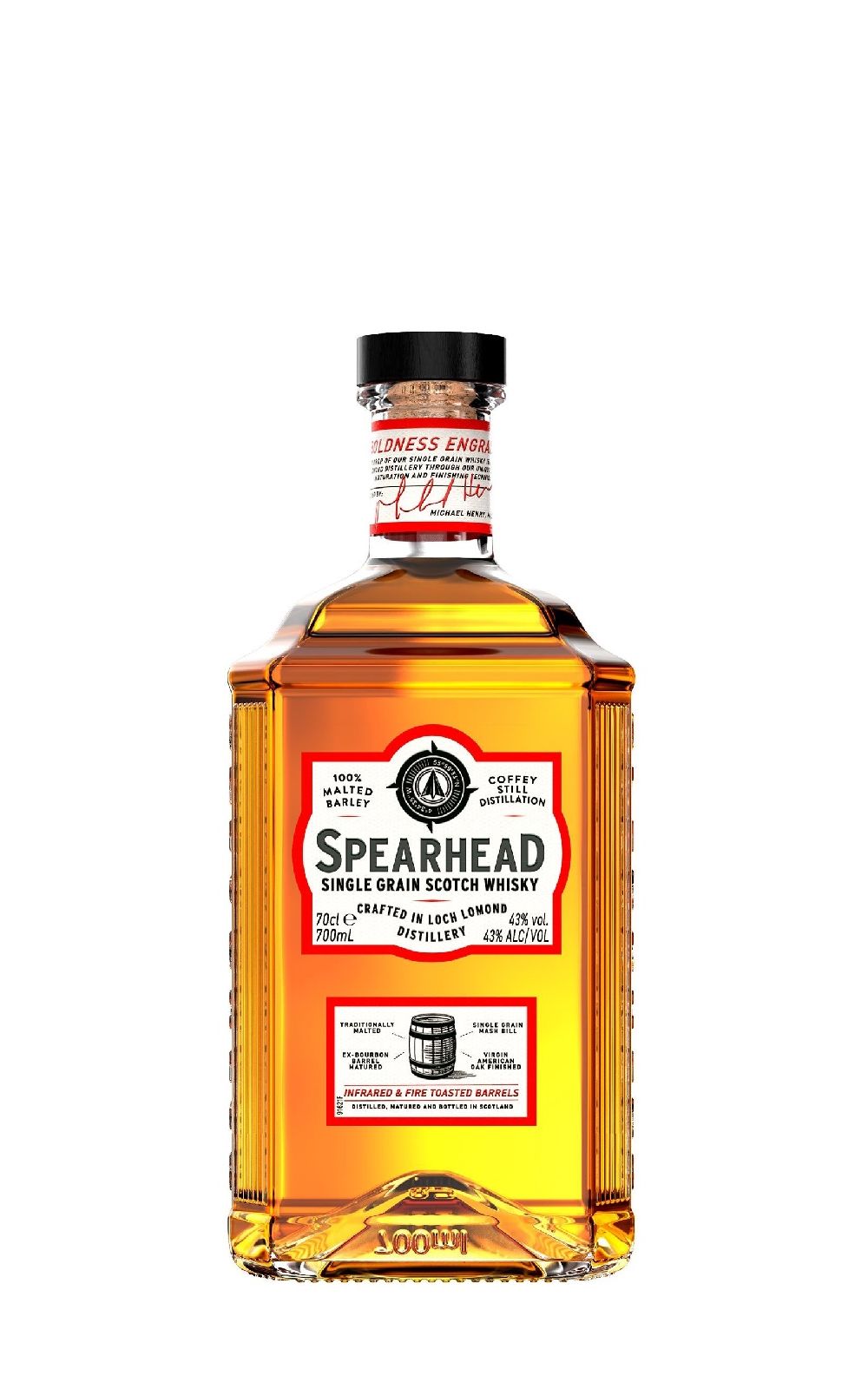 Loch Lomond Distillery Spearhead Single Grain Scotch Whisky 羅曼德湖蒸餾廠 矛頭單一穀物蘇格蘭威士忌