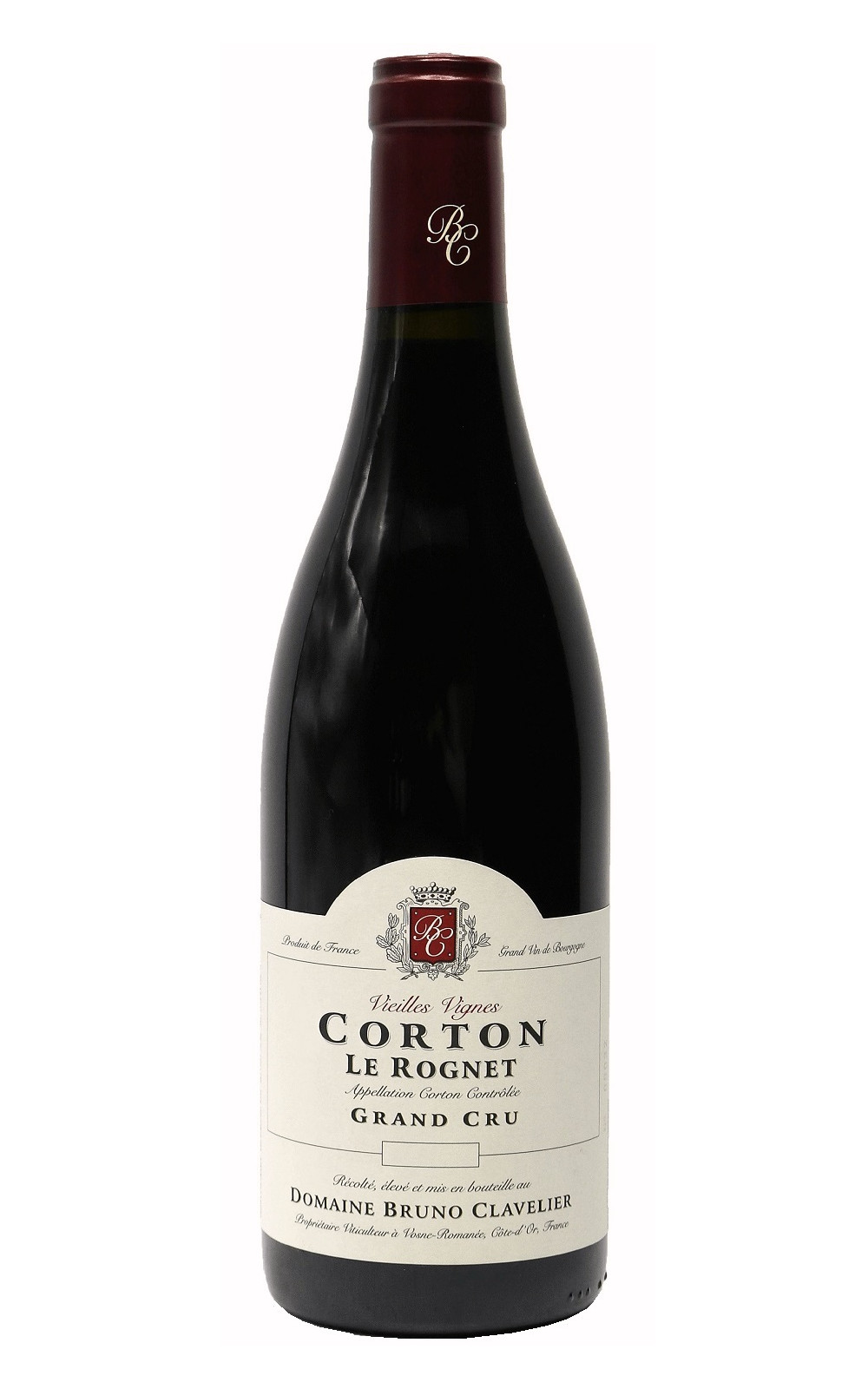 Domaine Bruno Clavelier Corton Le Rognet Grand Cru Vieilles Vignes 2017 布魯諾 克拉夫列酒莊 高登 侯涅 特級園 老藤紅酒