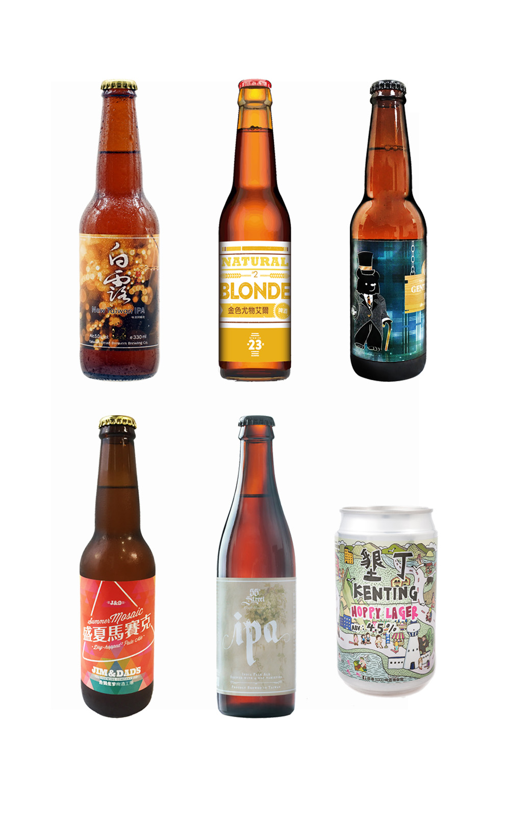 iCheers Special Set Taiwan Craft Beer Set 愛酒窩特惠組 台灣在地精釀精選六入組