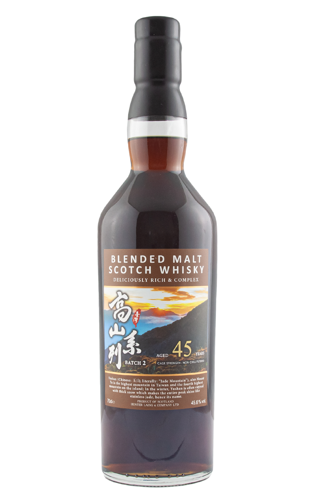 Hunter Laing For Taiwan 45 Years Batch 2 Blended Malt Scotch Whisky 蘭恩獵人 台灣高山系列 第二批次 45年調和麥芽蘇格蘭威士忌