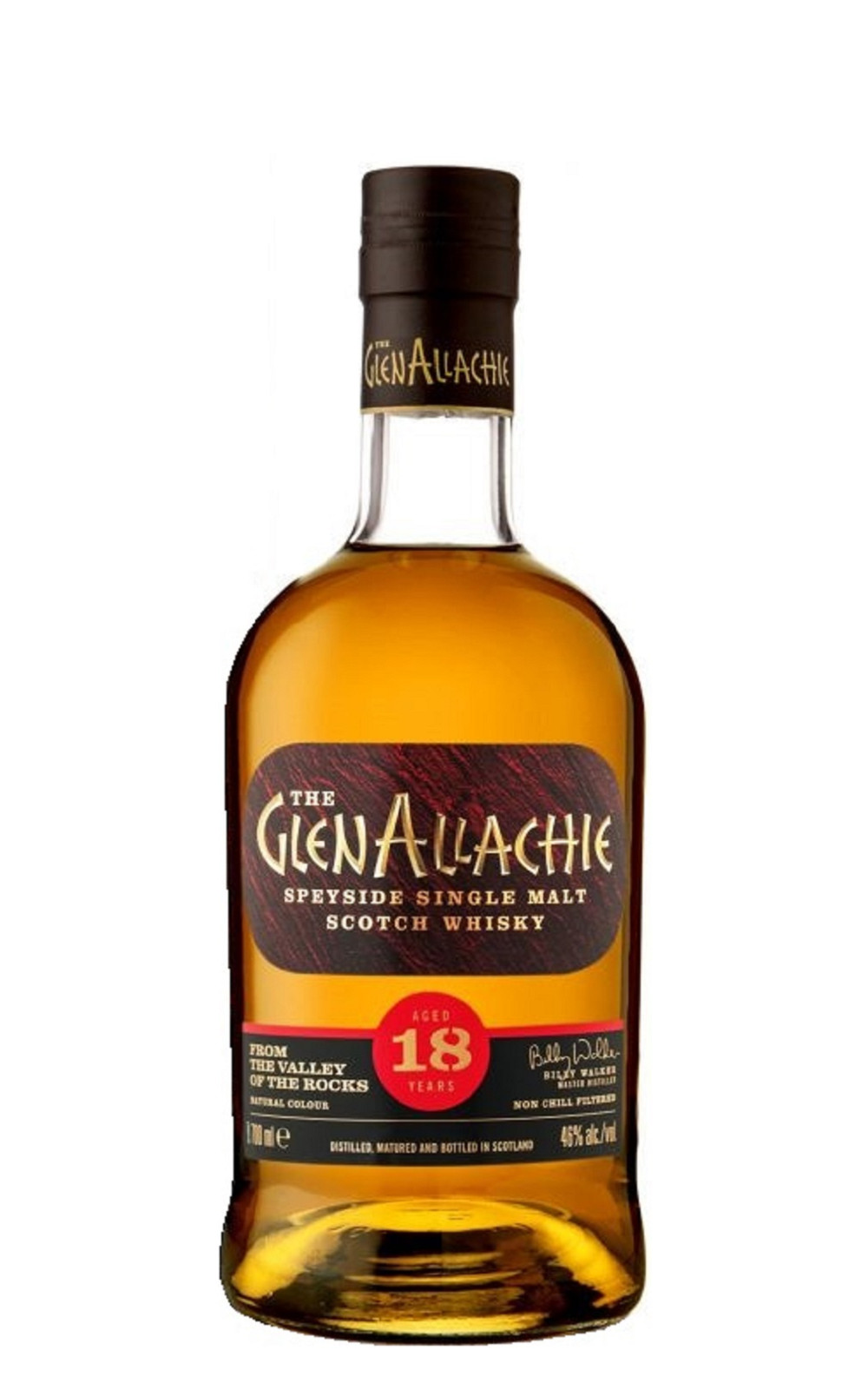 The GlenAllachie Distillery Aged 18 Years Speyside Single Malt Scotch Whisky 艾樂奇蒸餾廠 核心系列 18年單一麥芽蘇格蘭威士忌