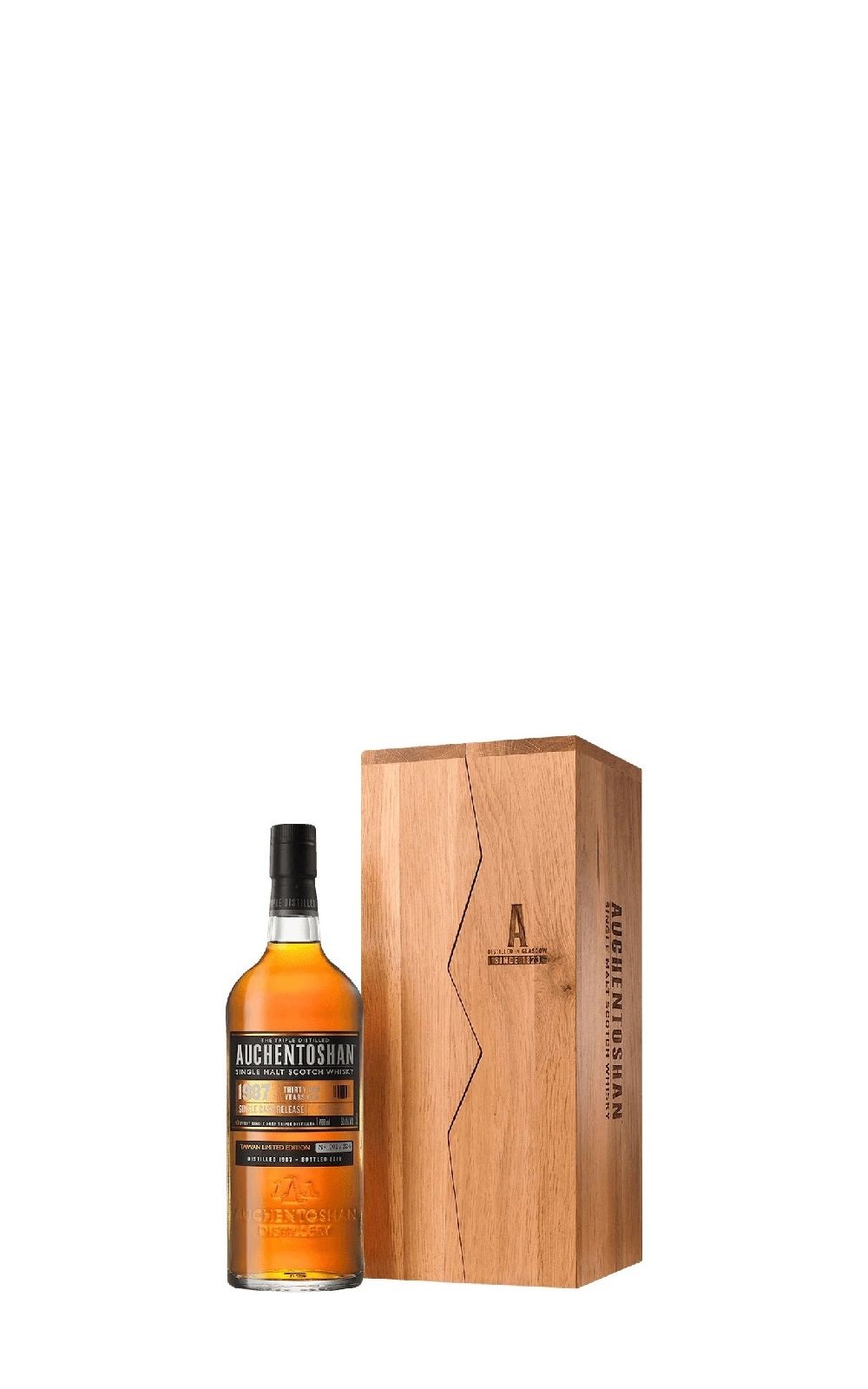 Auchentoshan 1987 2019 Single Malt Scotch Whisky Taiwan Limited Edition 歐肯蒸餾廠 1987 31年雪莉單桶 單一麥芽蘇格蘭威士忌原酒 台灣限定版