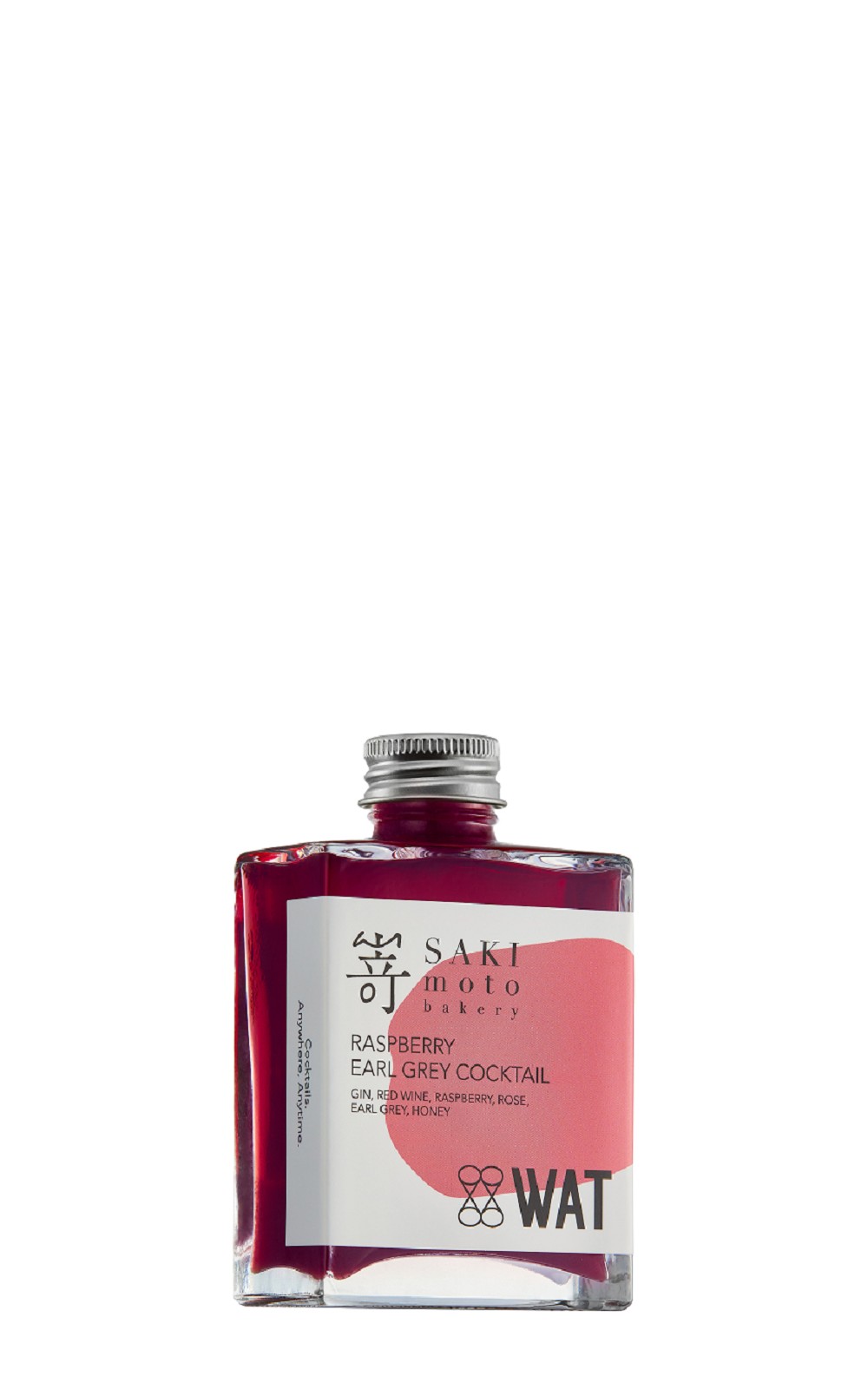 WAT Raspberry Earl Grey Cocktail WAT Sakimoto x WAT 寶石覆盆子伯爵雞尾酒