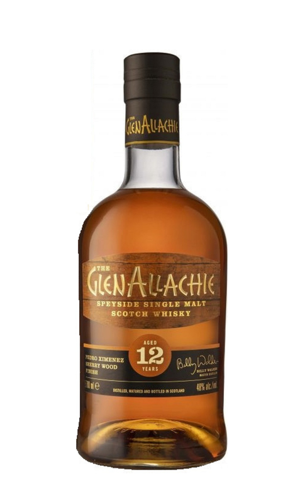 The GlenAllachie Distillery Aged 12 Years Pedro Ximenez Sherry Wood Finish Speyside Single Malt Scotch Whisky 艾樂奇蒸餾廠 風味桶系列 12年PX雪莉桶 單一麥芽蘇格蘭威士忌