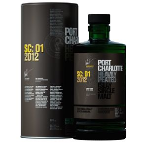 Bruichladdich Distillery-Port Charlotte "SC: 01 2012" Heavily Peated Islay Single Malt Scotch Whisky