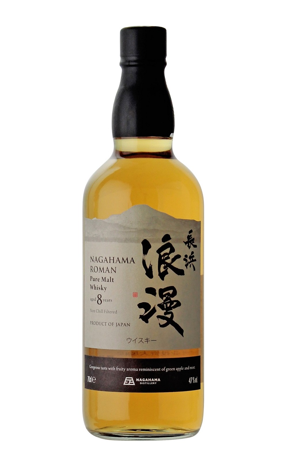 Nagahama Distillery ROMAN Aged 8 Years Pure Malt Whisky 長濱蒸餾所 浪漫 8年純麥威士忌