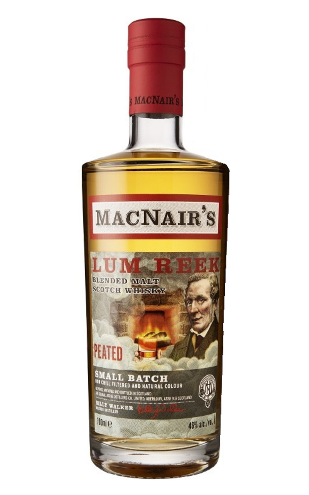 The GlenAllachie Distillery MacNair s Lum Reek Peated Blended Malt Scotch Whisky 艾樂奇蒸餾廠 曼尼重泥煤系列 調和麥芽蘇格蘭威士忌