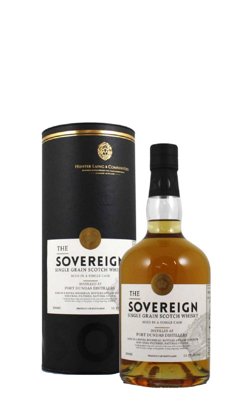 The Sovereign Port Dundas 1990 29 Years Single Grain Scotch Whisky 穀穀帝王 波敦達斯 1990 29年單一穀物蘇格蘭威士忌
