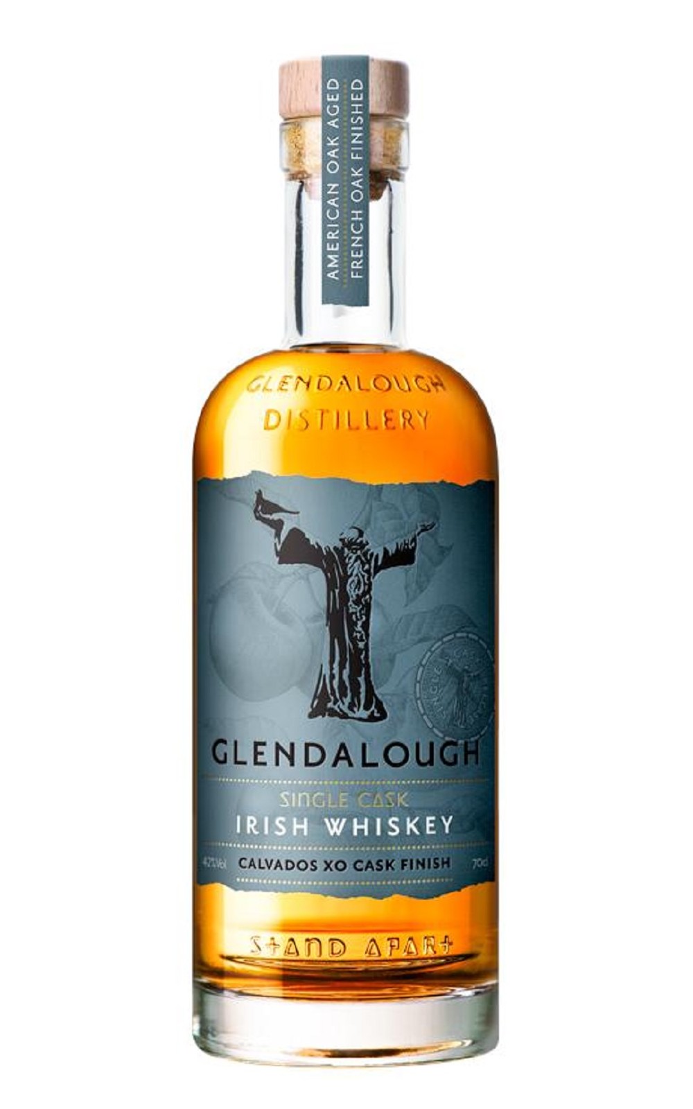 Glendalough Single Cask Irish Whiskey Calvados XO Cask Finish 格倫達洛 XO蘋果白蘭地酒桶 愛爾蘭威士忌