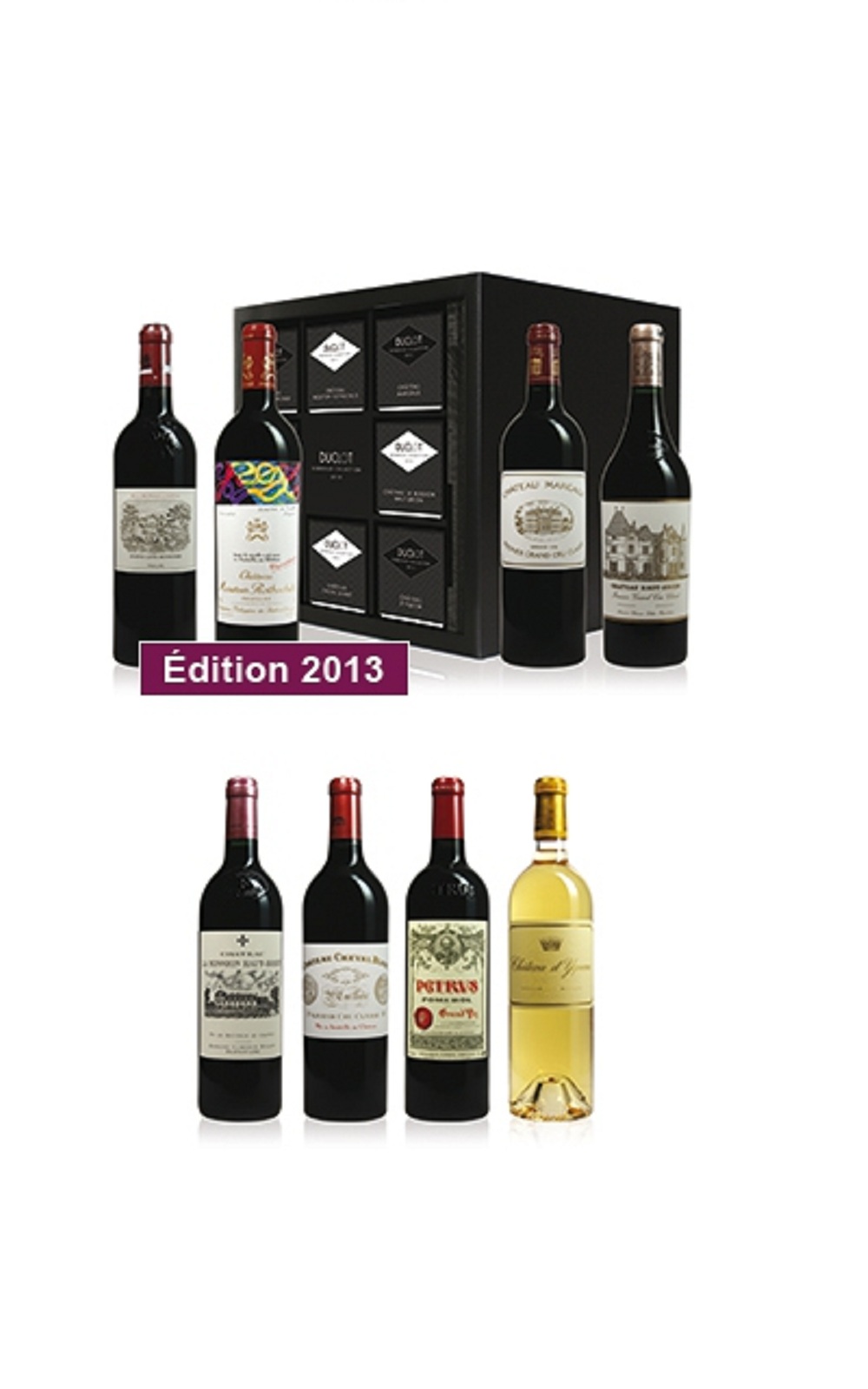 Groupe Duclot Bordeaux Prestige Collection Case 8 Bottles Set 750ml 8 2013 波爾多一級酒莊頂級套組 8瓶套組 750ml 8
