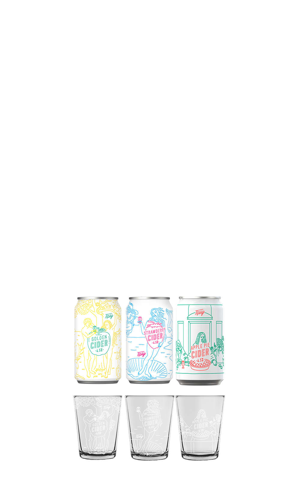 Taihu Brewing Tipsy虎哩拎飽飽 套組 臺虎精釀 Tipsy虎哩拎飽飽 套組