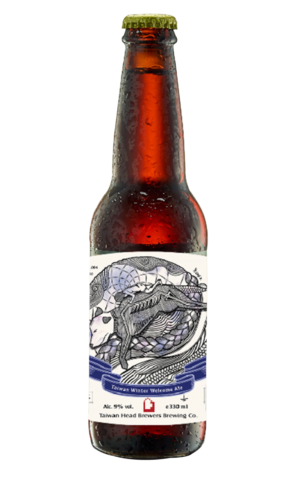 Taiwan Head Brewers Bacha Winter Welcome Taiwan Jasmine Ale 啤酒頭釀造 做夢狗迎冬啤酒