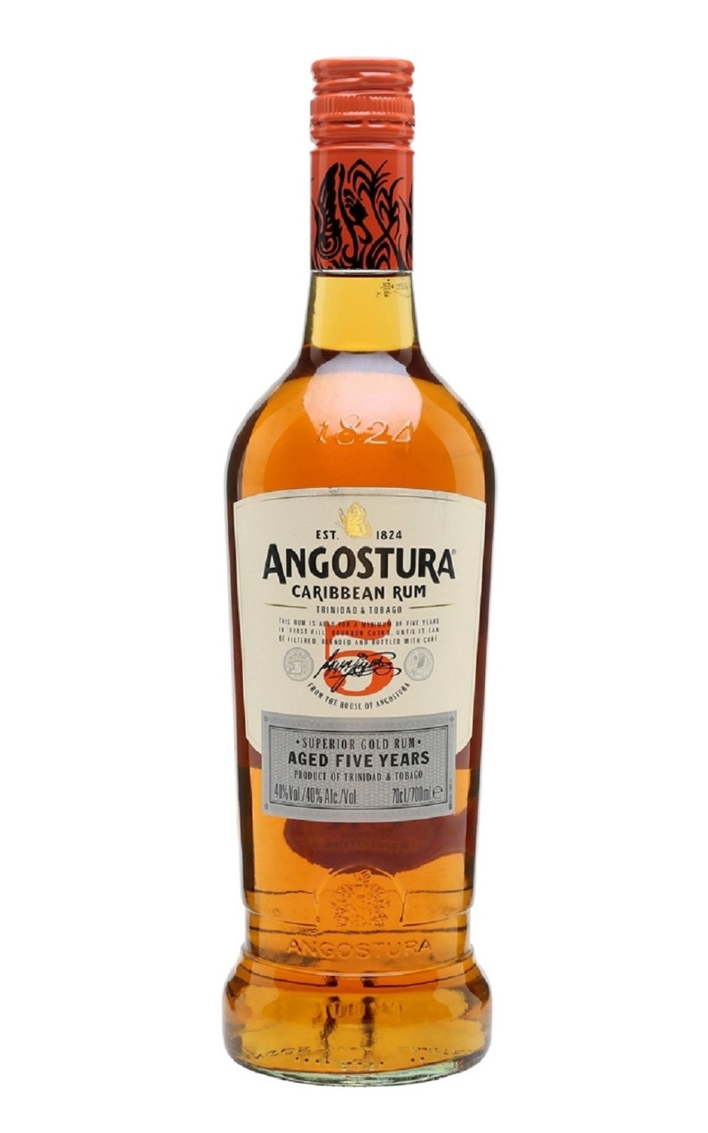 House of Angostura Aged 5 Years Superior Gold Caribbean Rum 安格式 ５年金色蘭姆酒