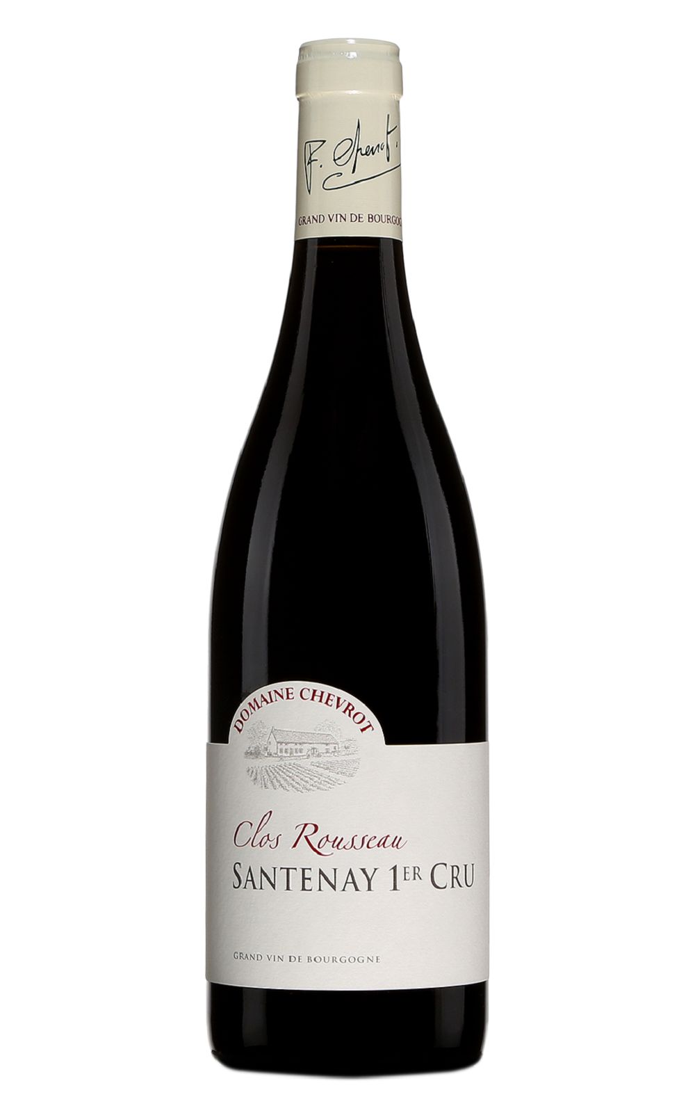 Domaine Chevrot Santenay 1er Cru Clos RouSSeau Rouge 2018 雪佛蘭酒莊 松特內 胡梭園 一級園紅酒