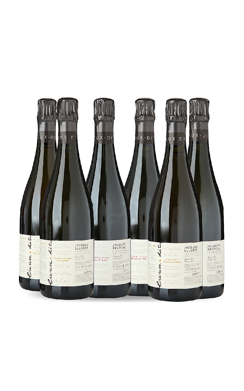 Champagne Jacques Selosse Les Six Lieux dits Collection NV 雅克賽洛斯香檳 Lieux dits 系列6瓶套組
