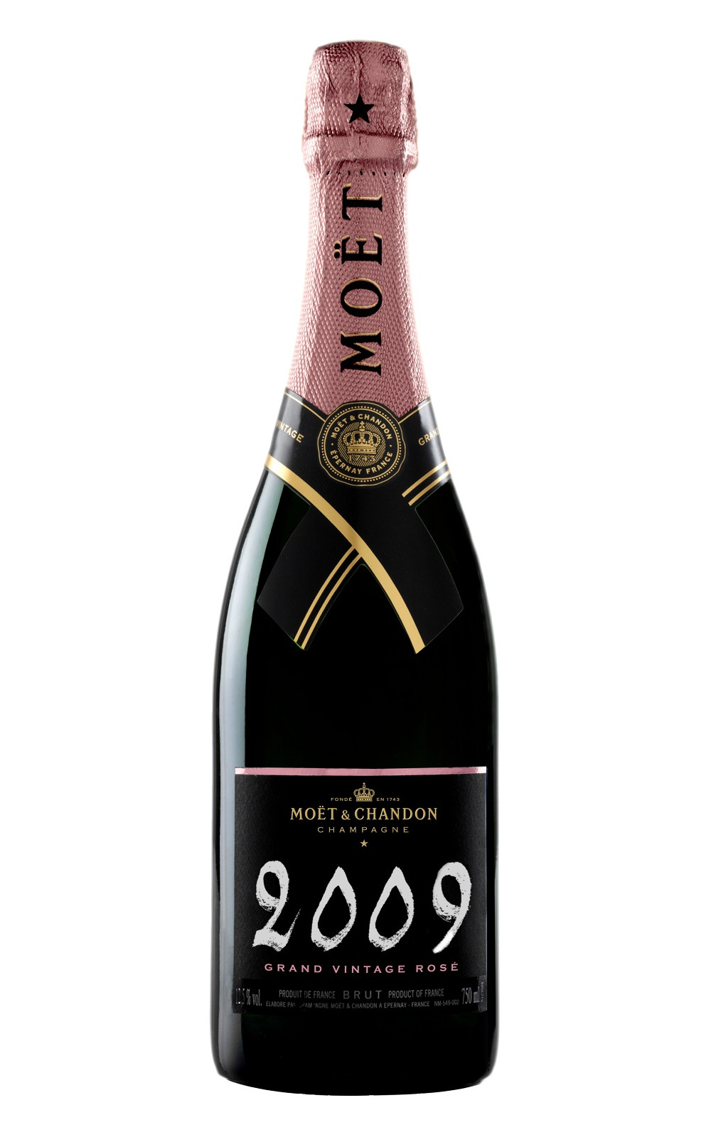 Moet Chandon Grand Vintage Rose Brut 2009 酩悅香檳 偉大年份 不甜粉紅香檳 裸瓶
