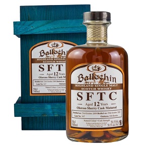 Edradour Distillery-Ballechin "SFTC" Aged 12 Years Oloroso Sherry Cask #347 Highland Single Malt Sco