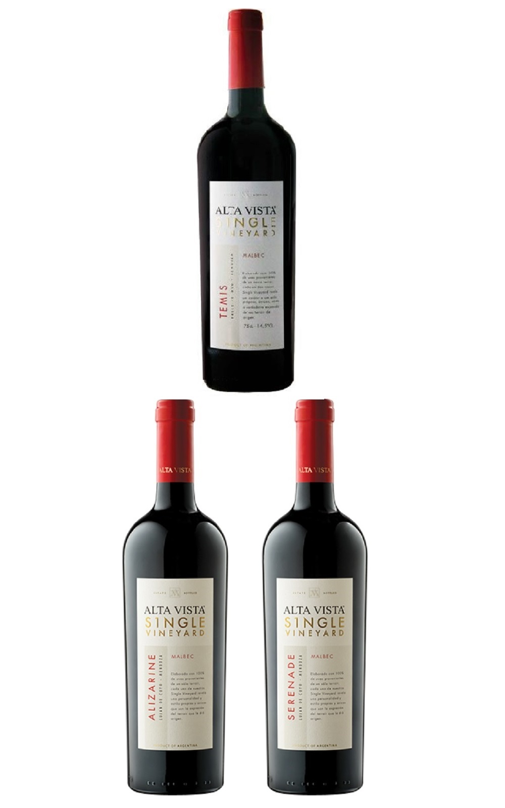 Alta Vista Alta Vista Single Vineyard 3 Bottle Set 750ml 3 2012 上景酒莊 Alta Vista單一園三瓶組 750ml 3