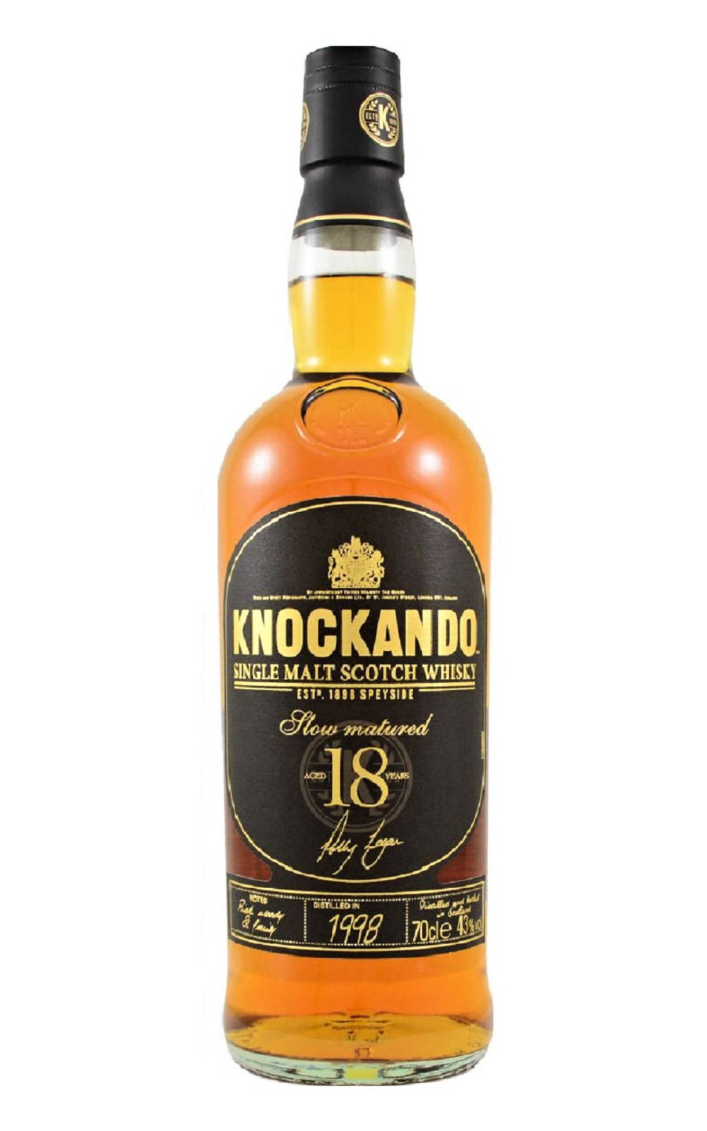 Knockando Slowly Matured 18 Years Single Malt Scotch Whisky 納坎度蒸餾廠 漫漫 18年 單一麥芽蘇格蘭威士忌