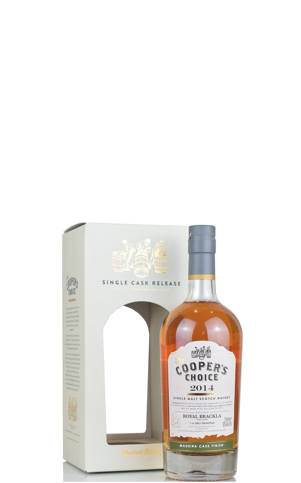 The Cooper s Choice Royal Brackla 2014 9373 Single Cask Scotch Whisky 酷選大師 皇家柏克萊 2014 9373 單一桶蘇格蘭威士忌
