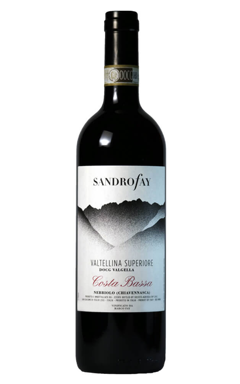 Sandro Fay Costa Bassa Valtellina Superiore Valgella Nebbiolo 2017 桑德羅‧費酒莊 哥斯達巴薩 瓦爾泰利納優質紅酒