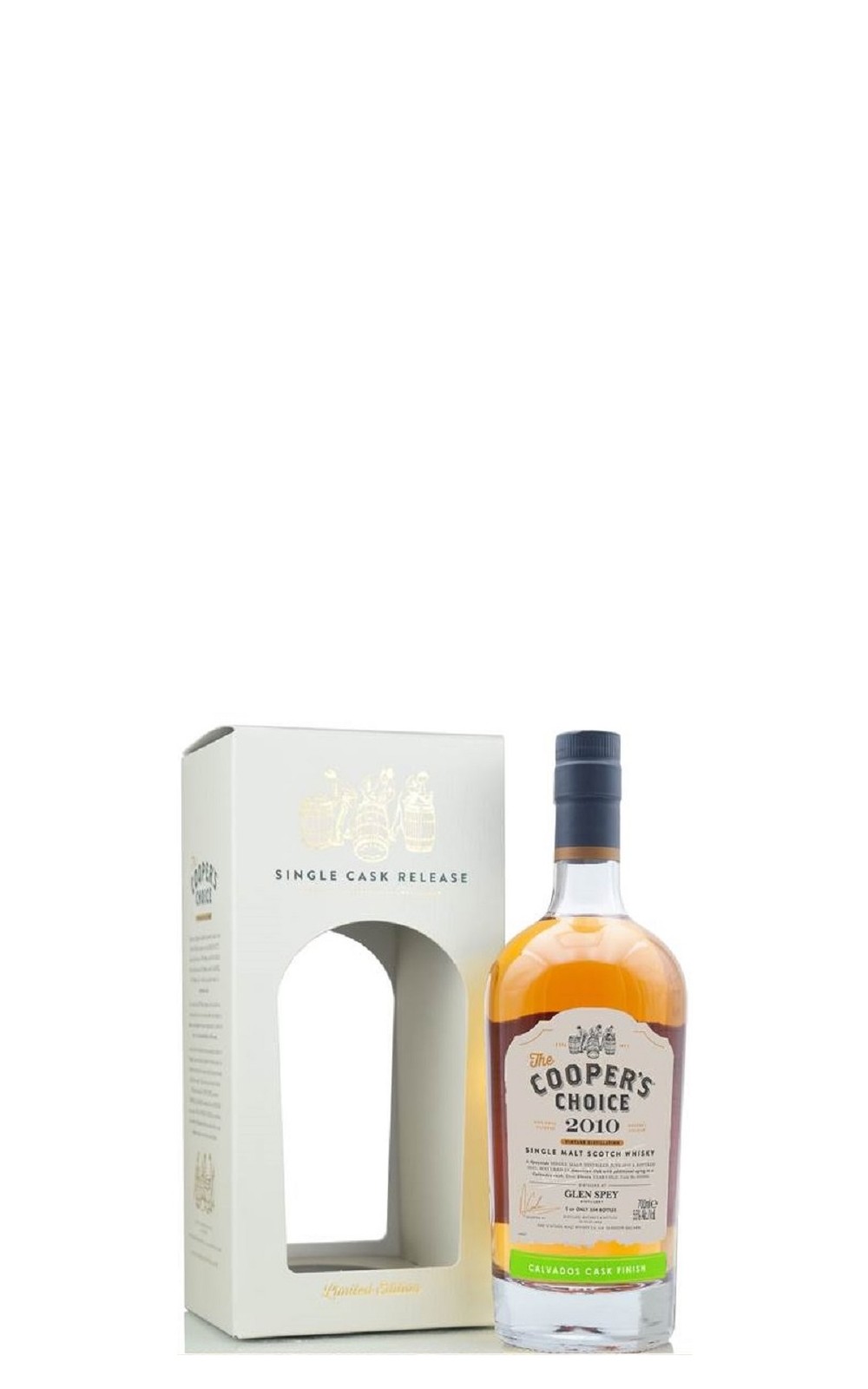 The Cooper s Choice Glen Spey 2010 11 Years 803006 Calvados Cask Finish Single Malt Scotch Whisky 酷選大師 格蘭斯佩 2010 11年 803006 蘋果白蘭地桶 單一麥芽蘇格蘭威士忌