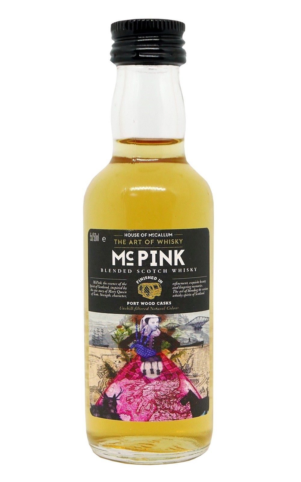 House of McCallum Miniature The Art of Whisky Mc PINK Blended Scotch Whisky 麥卡勒姆 藝術家系列 Mc Pink蘇格蘭調和威士忌 小樣酒