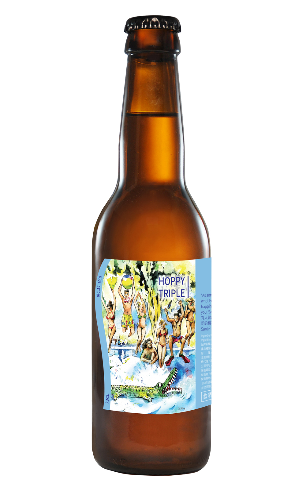 Formosa Brewing Company Hoppy Triple 福爾摩沙精釀啤酒 三劍客 啤酒花香金啤酒