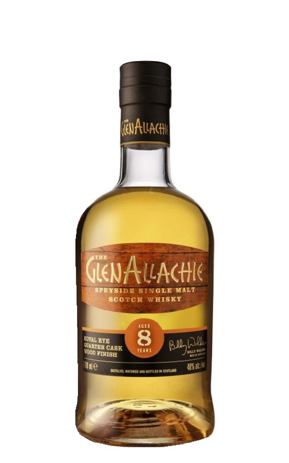 The GlenAllachie Distillery Aged 8 Years Koval Rye Quarter Cask Wood Finish Speyside Single Malt Scotch Whisky 艾樂奇蒸餾廠 風味桶系列 8年裸麥桶 單一麥芽蘇格蘭威士忌