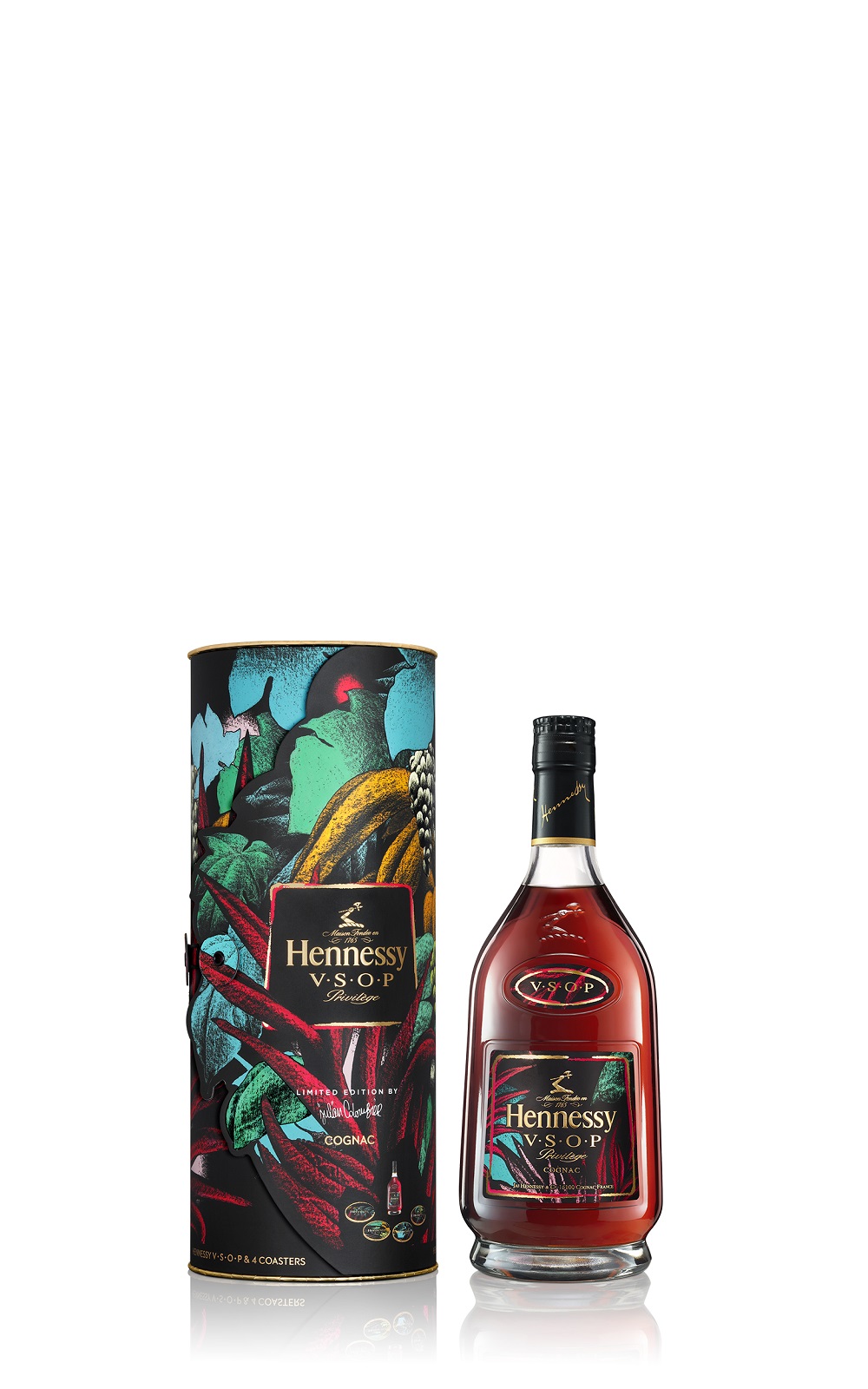 Hennessy V S O P Holidays 2021 Deluxe Offer 含四個杯墊 軒尼詩 V S O P繽紛假期限量版干邑白蘭地 含四個杯墊