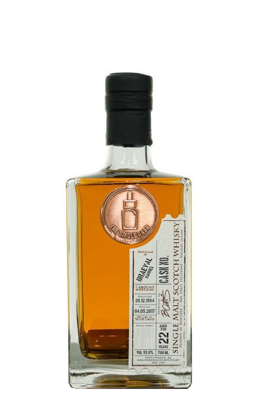 The Single Cask 1994 Braeval Aged 22 Years Single Malt Scotch Whisky 單桶系列 布拉弗 1994 22年 單一麥芽蘇格蘭威士忌