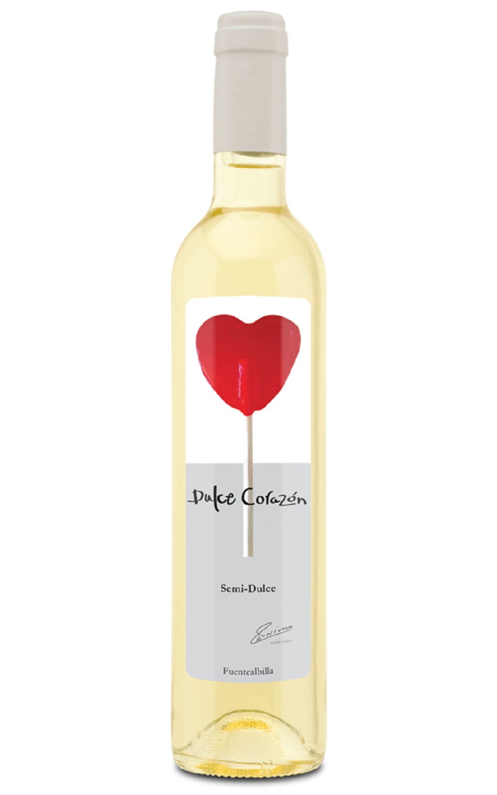 Bodega Iniesta Dulce Corazón White 2016 世界足球之星伊涅斯塔酒莊 可倫佐愛心 半甜白酒